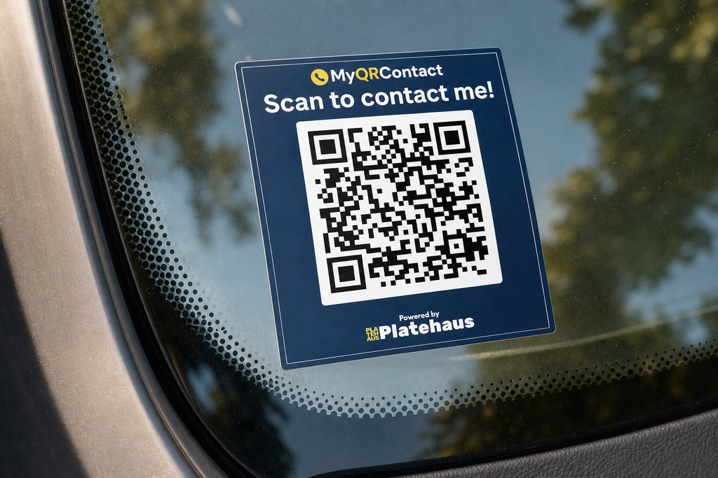 One 10cm windscreen sticker